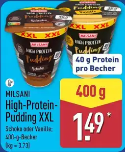 Aldi Nord MILSANI High-Protein-Pudding XXL Angebot