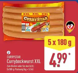 Aldi Nord CURRYSTAR Currybockwurst XXL Angebot