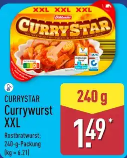 Aldi Nord CURRYSTAR Currywurst XXL Angebot