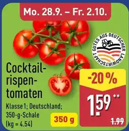 Aldi Nord Cocktail-rispen-tomaten Angebot