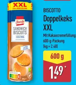 Aldi Nord Biscotto Doppelkeks XXL Angebot