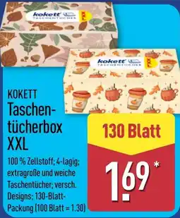 Aldi Nord KOKETT Taschentücherbox XXL Angebot