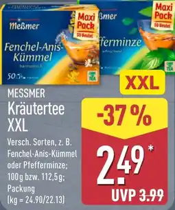 Aldi Nord MESSMER Kräutertee XXL Angebot