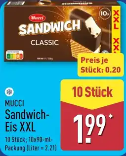 Aldi Nord Mucci Sandwich-Eis XXL Classic Angebot