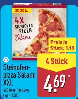 Aldi Nord Steinofen-pizza Salami XXL Angebot