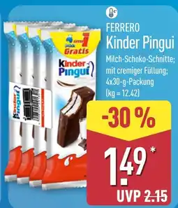 Aldi Nord FERRERO Kinder Pingu Angebot