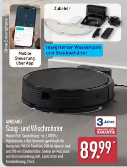 Aldi Nord AMBIAINO Saug- und Wischroboter Angebot