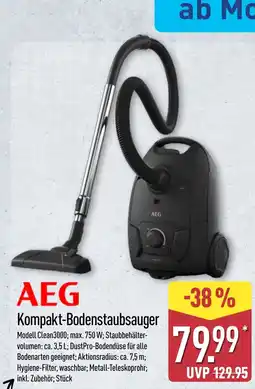 Aldi Nord AEG Kompakt-Bodenstaubsauger Angebot