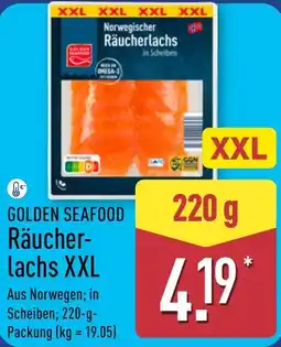Aldi Nord GOLDEN SEAFOOD Räucherlachs XXL Angebot