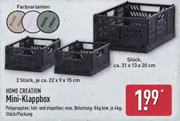 Aldi Nord HOME CREATION Mini-Klappbox Angebot