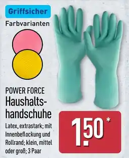 Aldi Nord POWER FORCE Haushalts-handschuhe Angebot