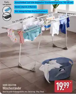 Aldi Nord HOME CREATION Wäscheständer Angebot