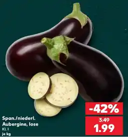Kaufland Span./niederl. Aubergine, lose Angebot