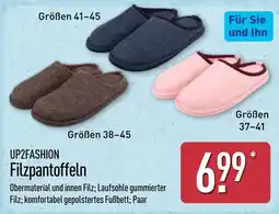 Aldi Nord UP2FASHION Filzpantoffeln Angebot