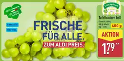 Aldi Nord Crunchy Dream Tafeltrauben hell Angebot