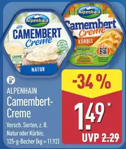 Aldi Nord Alpenhain Camembert-Creme Angebot