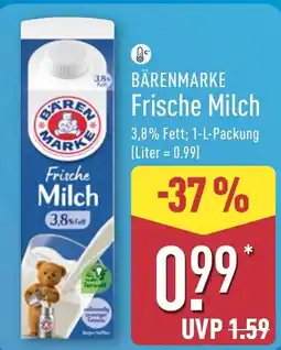 Aldi Nord BÄRENMARKE Frische Milch Angebot