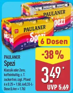 Aldi Nord PAULANER Spezi Angebot