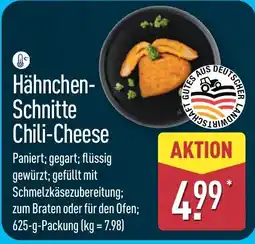 Aldi Nord Hähnchen-Schnitte Chili-Cheese Angebot