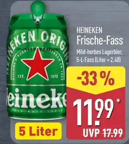 Aldi Nord Heineken Frische-Fass Angebot