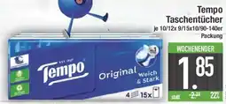 E-Center Tempo Taschentücher Angebot