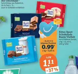 tegut Ritter Sport Schokolade Angebot