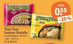 tegut Yum Yum Instant-Nudeln Angebot