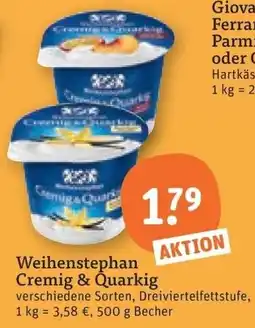 tegut Weihenstephan Cremig & Quarkig Angebot