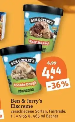 tegut Ben & Jerry's Eiscreme Angebot