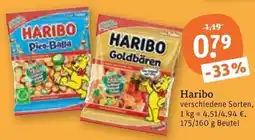 tegut Haribo verschiedene Sorten Angebot