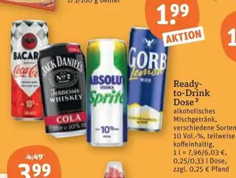tegut Ready-to-Drink Dose Angebot
