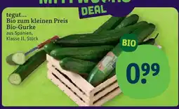 tegut Bio-Gurke Angebot