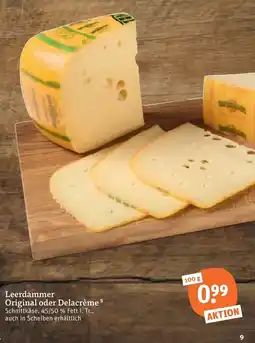 tegut Leerdammer Original oder Delacrème Angebot