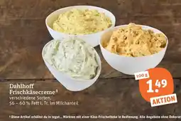 tegut Dahlhoff Frischkäsecreme Angebot