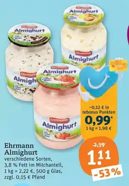 tegut Ehrmann Almighurt Angebot