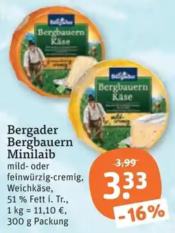 tegut Bergader Bergbauern Minilaib Angebot