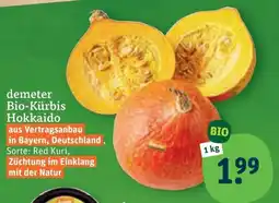tegut demeter Bio-Kürbis Hokkaido Angebot