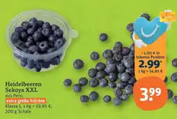 tegut Heidelbeeren Sekoya XXL Angebot
