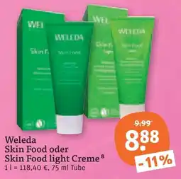tegut Weleda Skin Food Angebot