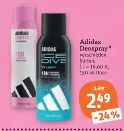 tegut Adidas Deospray Angebot