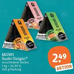 tegut MOWI Sushi Onigiri Angebot