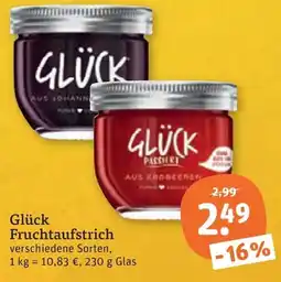 tegut Glück Fruchtaufstrich Angebot