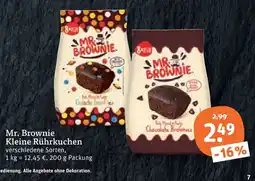 tegut Mr. Brownie Kleine Rührkuchen Angebot