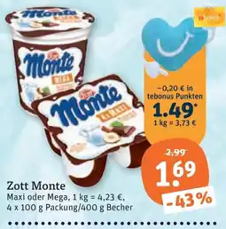 tegut Zott Monte Angebot