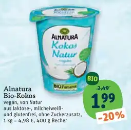tegut Alnatura Bio-Kokos Angebot