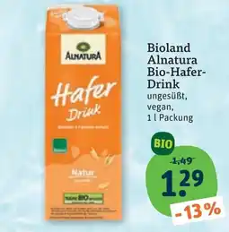 tegut Alnatura Bio-Hafer-Drink Angebot
