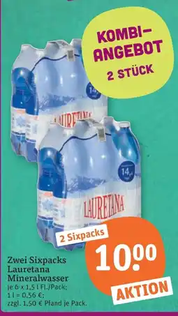 tegut Lauretana Mineralwasser Angebot