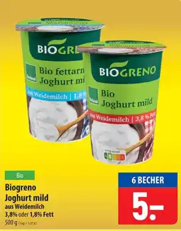 Famila Nord Ost Biogreno Joghurt mild Angebot