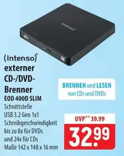 Famila Nord Ost (Intenso) externer CD-/DVD-Brenner EOD 400D SLIM Angebot