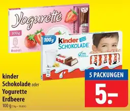 Famila Nord Ost kinder Schokolade oder Yogurette Erdbeere Angebot
